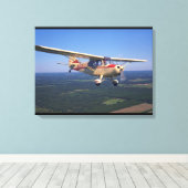 Aeronca, 7AC Champ, 1947_Classic Aviation Canvas Afdruk (Insitu (Houten vloer))