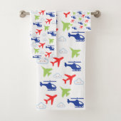 Aéronef et nuages colorés amusant Aviateur (En situation)