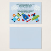 Aéronefs prenant l'étiquette/la carte de préférenc (Devant & derrière)