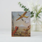 Aéronefs vintages avec carte postale Parachute (Debout devant)