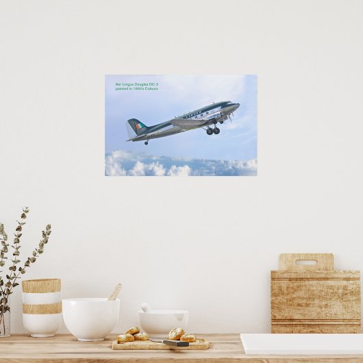 Aéronefs vintages pour affiche (Cuisine)