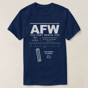 Aéroport de Fort Worth Alliance AFW T-Shirt