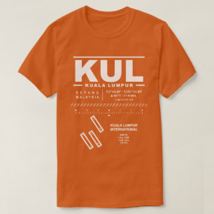Aéroport international de Kuala Lumpur KUL T-Shirt