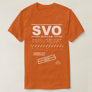 Aéroport international de Sheremetyevo T-Shirt SVO