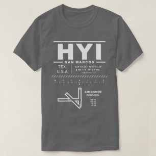 Aéroport régional de San Marcos HYI T-Shirt