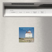 Aéroport West Breakwater Lighthouse Magnet (In Situ (Lave-vaisselle))