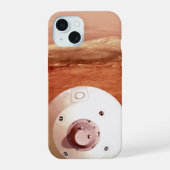 Aeroshell met doorzettingsvermogen Rover daalt naa iPhone 15 Hoesje (Achterkant)