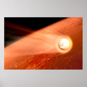 Aeroshell met doorzettingsvermogen Rover daalt naa Poster