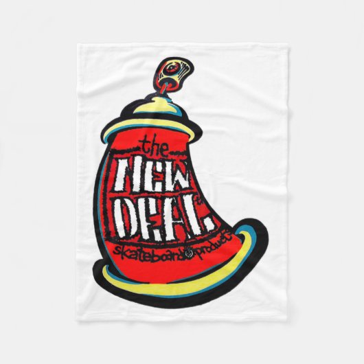 Aerosol Nieuw Skateboard Ontwerp Fleece Deken (Voorkant)
