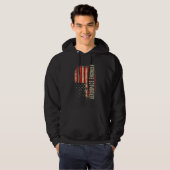 Aerospace Engineer 4th July US Flag Patriotic Engi Hoodie (Voorkant volledig)