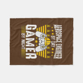 Aerospace Engineer Aerospace Engineering Game Fleece Deken (Voorkant (Horizontaal))