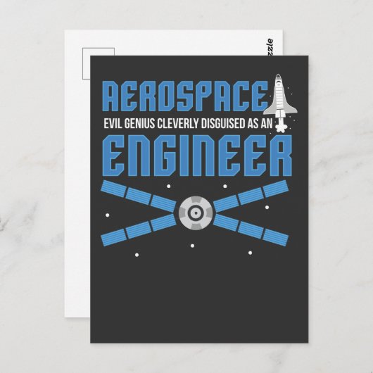 Aerospace Engineer Engineering College Student Briefkaart (Voorkant / Achterkant)