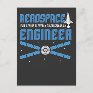 Aerospace Engineer Engineering College Student Briefkaart