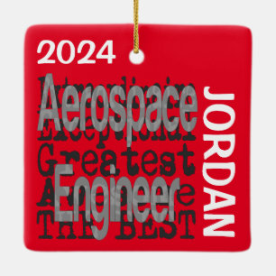 Aerospace Engineer Extraordinaire CUSTOM Keramisch Ornament