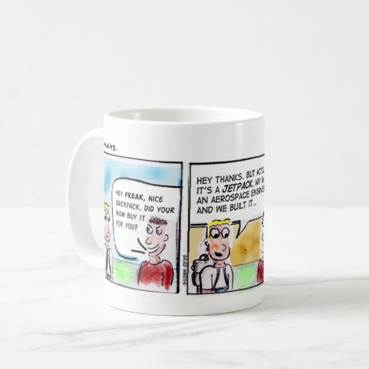 Aerospace Engineer Funny Coffee Mok (Voorkant links)