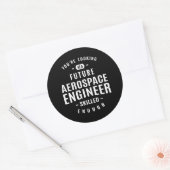 Aerospace Engineer Gift Ronde Sticker (Envelop)