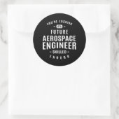 Aerospace Engineer Gift Ronde Sticker (Tas)
