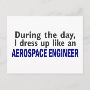 AEROSPACE-ENGINEER overdag Briefkaart