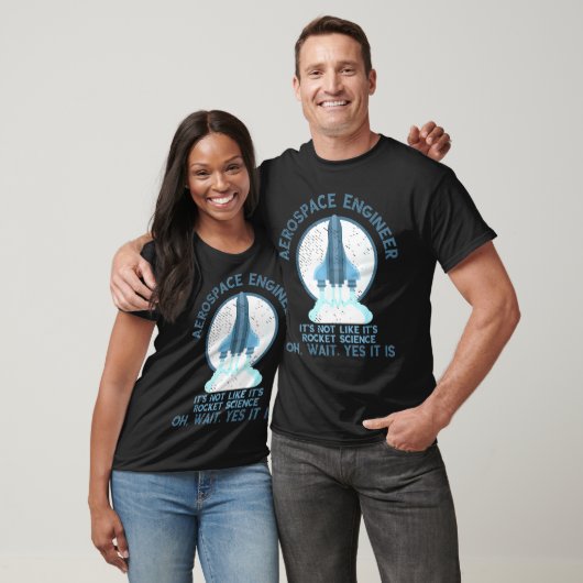 Aerospace Engineer Rocket Science Scientist Engine T-shirt (Unisex)