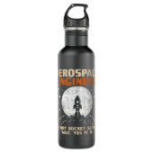 Aerospace Engineer Vliegtuig Space Engineering Waterfles (Voorkant)