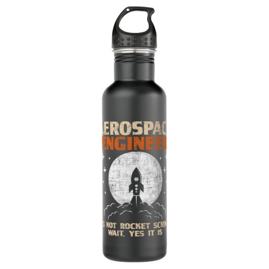 Aerospace Engineer Vliegtuig Space Engineering Waterfles (Voorkant)