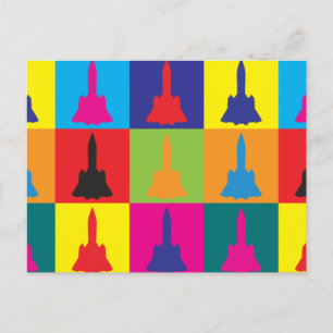 Aerospace Engineering Pop Art Briefkaart