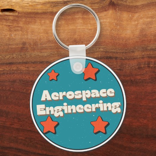  Aerospace Engineering Sleutelhanger (Achterkant)