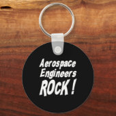 Aerospace Engineers Rock! Button Sleutelhanger (Voorkant)