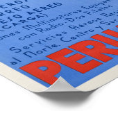 Aerovias Peruanas Pérou Poster vintage 1936 (Coin)