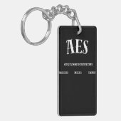 AES 2026 Designs Sleutelhanger (Voorkant Links)
