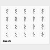 aesculap ronde sticker (Vel)