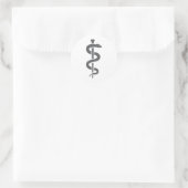 aesculap ronde sticker (Tas)