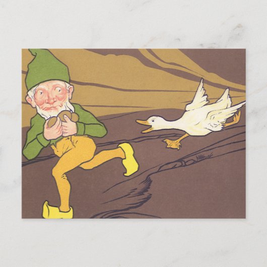  Aesop Fable Goose die de Golden Egg uitstrooide Briefkaart (Voorkant)