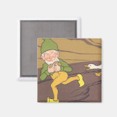  Aesop Fable Goose die de Golden Egg uitstrooide Magneet (Voorkant / Achterkant)