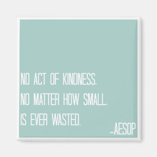 Aesop Kindness Quote Magnet Magneet