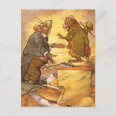 Aesop's Fable, Country Mouse, City Mouse Briefkaart (Voorkant)