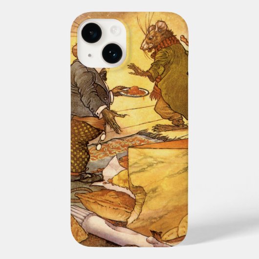  Aesop's Fable, Country Mouse, City Mouse Case-Mate iPhone Case (Achterkant)