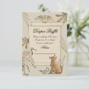 Aesop's Storybook Boek Luier Raffle kaarten