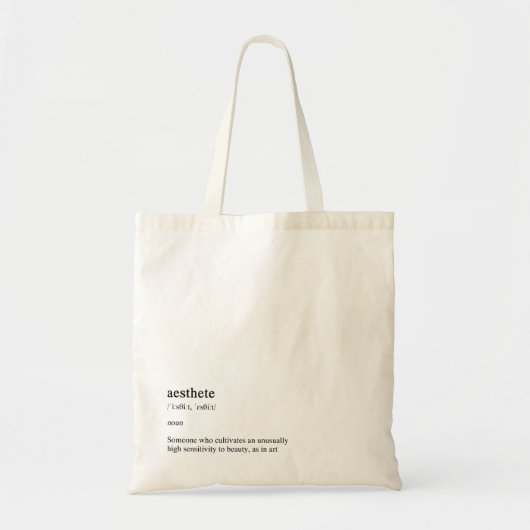 Aesthete Betekenis Tote Bag (Voorkant)