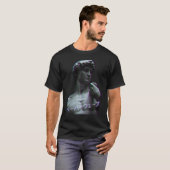 Aesthetic Art History David of Michelangelo Retro  T-shirt (Voorkant volledig)
