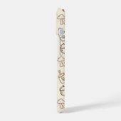 Aesthetic Autumn Doodle Pattern Phone Case (Côté gauche)