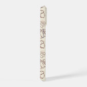 Aesthetic Autumn Doodle Pattern Phone Case (Côté droit)