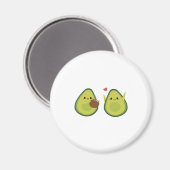 Aesthetic Avocado Fridge Magnets (Recto/Verso)