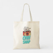 Aesthetic Camera quote Tote Bag (Achterkant)