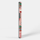 Aesthetic Christmas Mistletoe Coffee iPhone Hoesje (Rechterkant)