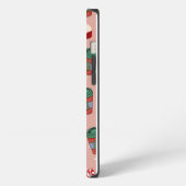 Aesthetic Christmas Mistletoe Coffee iPhone Hoesje (Linkerkant)