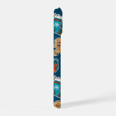 Aesthetic Christmas Pattern Santa Candy iPhone 15 Hoesje (Rechterkant)