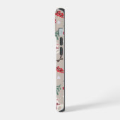 Aesthetic Christmas Pattern Tree Candy iPhone 15 Hoesje (Linkerkant)