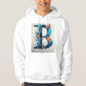 Aesthetic Colorful Graphic Hoodie – Trendy Modern  (Voorkant)