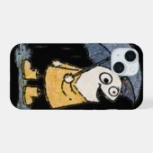 Aesthetic Cozy Loop Character Rainy Day Phone Ca (Verso Horizontal)